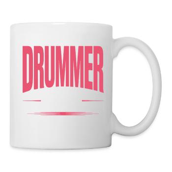 Batteur Fille Batteur Drum Rock Groupe - Mug blanc - blanc - Droite