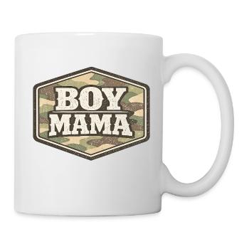 Boy Mama Camouflage | Boy's Mom Gift - Mug - white - Right
