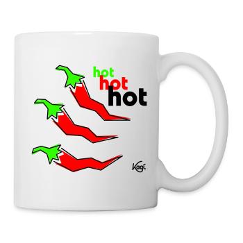 Pepperoni hot - Tasse - Weiß - Rechts