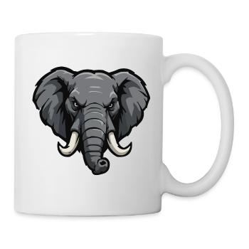 Elephant Esports Cartoon - Mug - white - Right