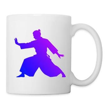 Selbstverteidigung Geschenkidee für Aikido-Prüfung - Tasse - Weiß - Rechts