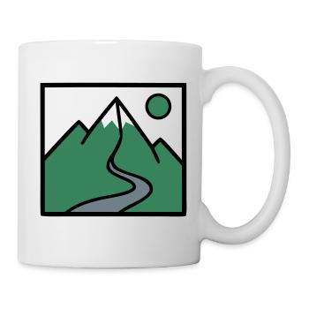 Mountain Landscape Hiking Hiking Mountaineers - Mug - white - Right