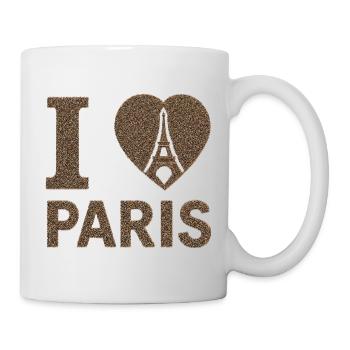 I Heart Paris Crowd Art - Mug - white - Right
