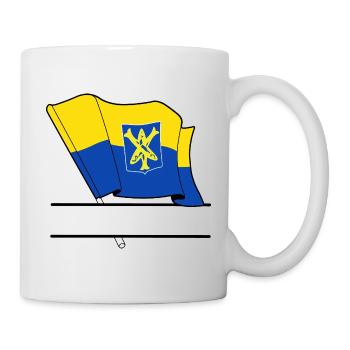 Bannière personnalisée de Zandvoort - Mug blanc - blanc - Droite