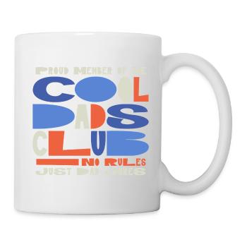Cool Dads Club - Papa Vatertag Geschenk - Tasse - Weiß - Rechts