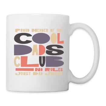 Cool Dads Club - Papa Vatertag Geschenk - Tasse - Weiß - Rechts
