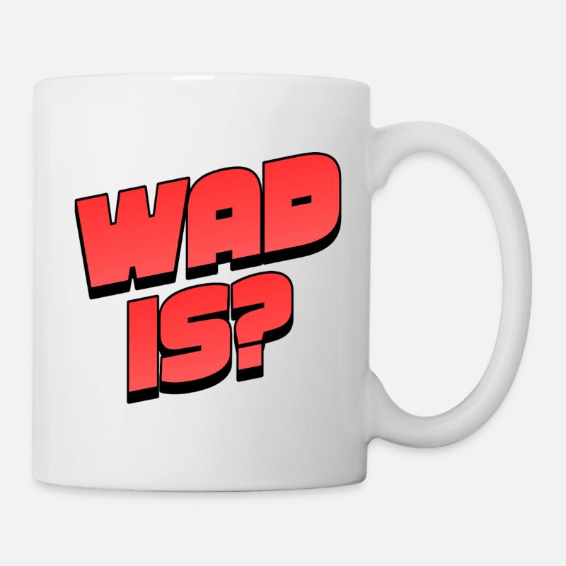 WAD 15 Neon Bold Typographe - Mug blanc - blanc