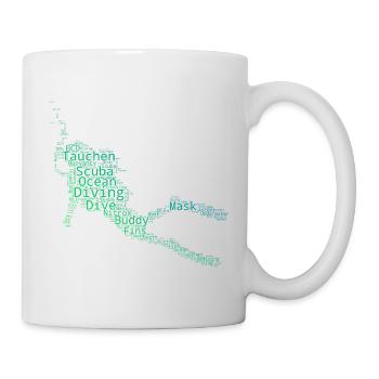 Idée cadeau de plongée sous-marine pour des aventures sous-marines - Mug blanc - blanc - Droite