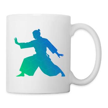 Selbstverteidigung Geschenkidee für Aikido-Prüfung - Tasse - Weiß - Rechts