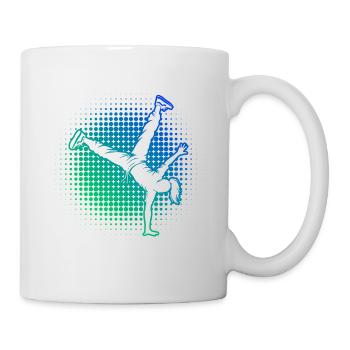 Geschenkidee für die Hip-Hop-Tänzerin mit Breaking - Tasse - Weiß - Rechts