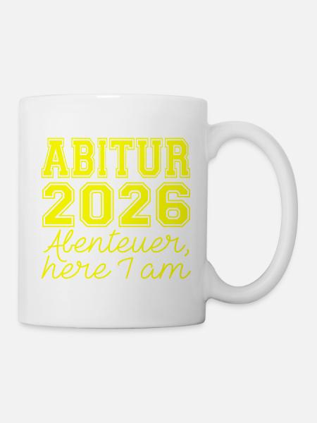 ABI 2026 - Tasse - Weiß