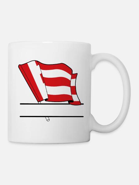 Eindhoven Custom Flag - Tasse - Weiß