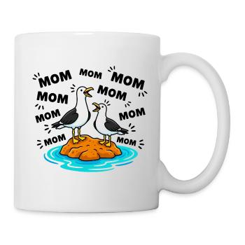 Maman Maman Maman - Mouettes drôles Enfants - Mug blanc - blanc - Droite