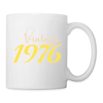 T-Shirt 50 Ans 1976 Design Minimal - Mug blanc - blanc - Droite
