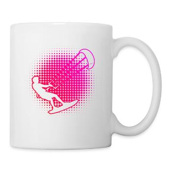 The water sports enthusiasts and kitesurfing go together - Mug - white - Right