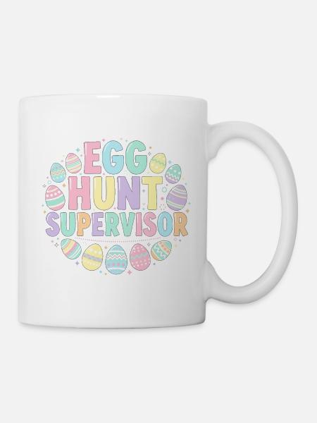 Oster-Eier-Aufseher - Tasse - Weiß