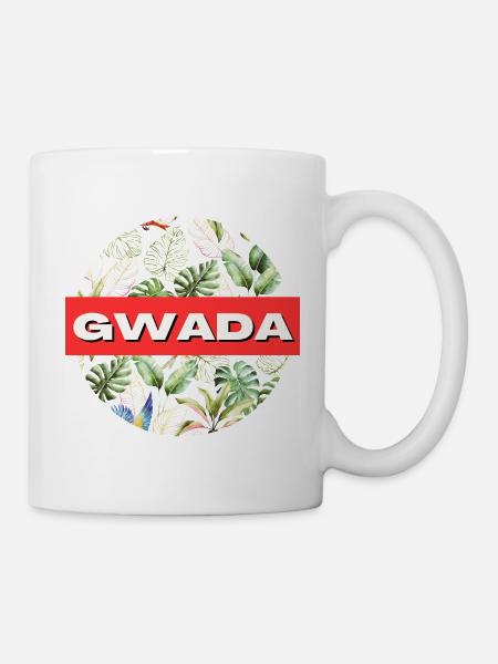 Gwada T-Shirt Gift Humor - Mug - white