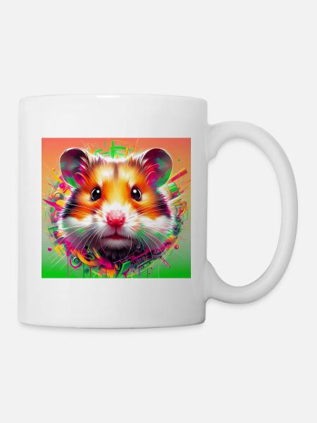 Hamster - Tasse - Weiß