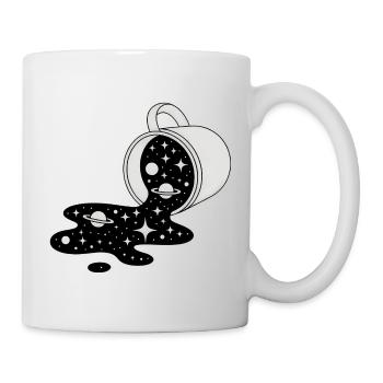 Cosmic Spill Galaxy Pour - Mug - white - Right