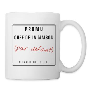 Chef de la maison par défaut - Mug blanc - blanc - Droite
