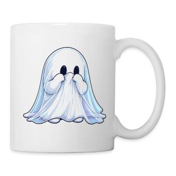 Cuddly Ghost with Blue Shimmer - Mug - white - Right