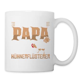 Hühnerflüsterer Huhn Hühnerhalter Hühner - Tasse - Weiß - Rechts