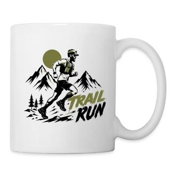 Trail Run - Mug - white - Right