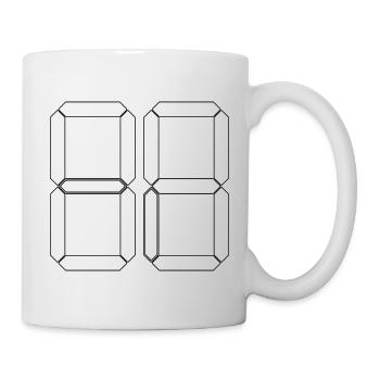 NUMBER 09 Zero Nine Birthday Gift Digital - Mug - white - Right