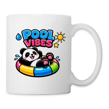 Pool Vibes Panda Relax - Mug - white - Right
