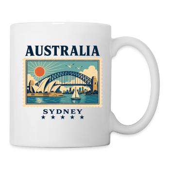 Sydney Harbour Magic en tant que marque de voyage - Mug blanc - blanc - Droite