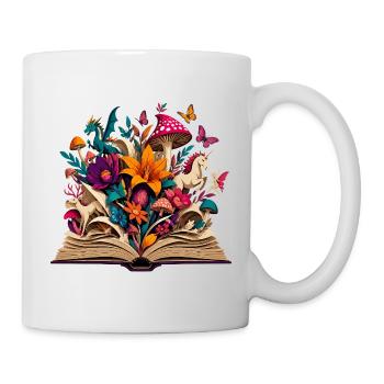 Livre de contes de fées Forêt des Fleurs Magiques - Mug blanc - blanc - Droite