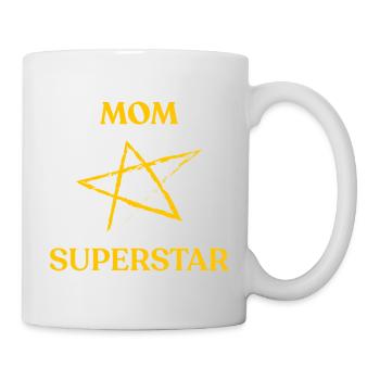 Maman SUPERSTAR - Mug blanc - blanc - Droite
