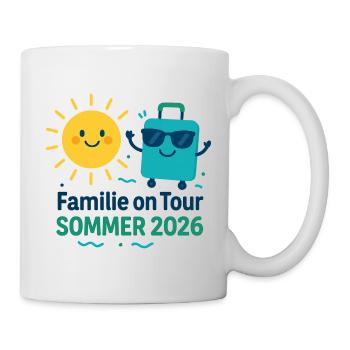 Sommerfamilie on Tour 2026 - Tasse - Weiß - Rechts