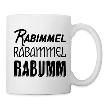 Rabimmel Rabammel Rabumm Shirt - Mug - white - Right