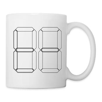 NUMÉRO 70 Soixante-dix Cadeaux Numériques - Mug blanc - blanc - Droite