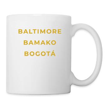 Badaroux Lozère - Baltimore - Bamako - Bogota - Mug blanc - blanc - Droite