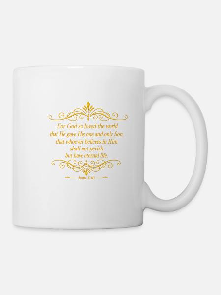 NEU – Gott liebt uns. - Tasse - Weiß