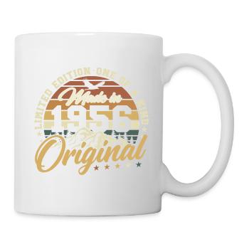 70e anniversaire 1956 Cadeau vintage vintage - Mug blanc - blanc - Droite