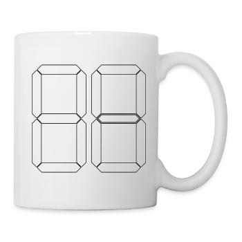 NUMÉRO 80 Quatre-vingts Cadeaux Numériques - Mug blanc - blanc - Droite