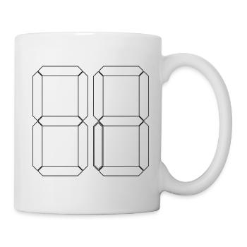 NUMÉRO 89 Quatre-vingt-neuf Cadeaux Numériques - Mug blanc - blanc - Droite