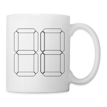 NUMÉRO 83 Quatre-vingt-trois cadeaux numériques - Mug blanc - blanc - Droite