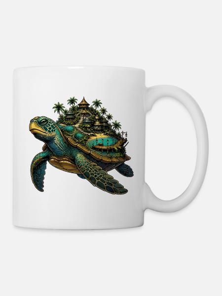 Schildkröteninsel Resort - Tasse - Weiß