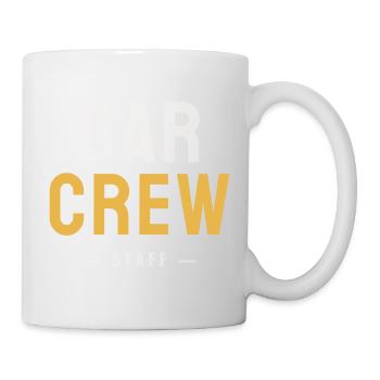 Équipe du bar, équipe de serveurs gastro, soirée boissons - Mug blanc - blanc - Droite