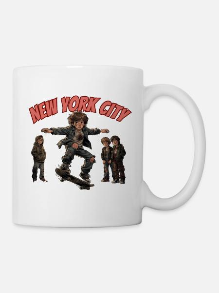 NEW YORK CITY JUMP - Mug - white