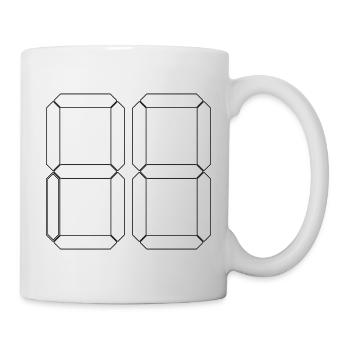 NUMBER 98 Ninety-Eight Gift Digital - Mug - white - Right
