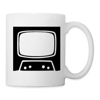 TV rétro vintage années 80 et 90 - Mug blanc - blanc - Droite