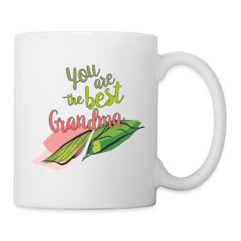 Tu es la meilleure grand-mère - Mug blanc - blanc - Droite
