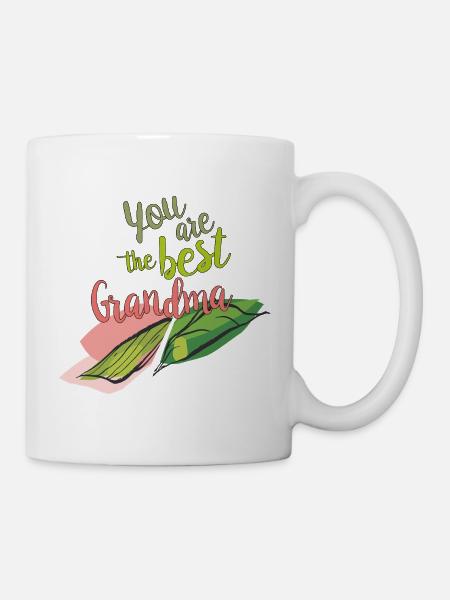 Du bist die beste Oma - Tasse - Weiß