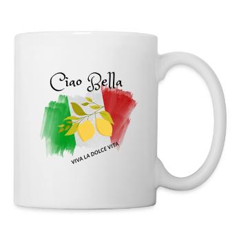 Lemon Branch in Italian Flag - Mug - white - Right
