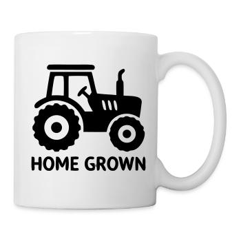 Tractor Home Grown Badge - Mug - white - Right